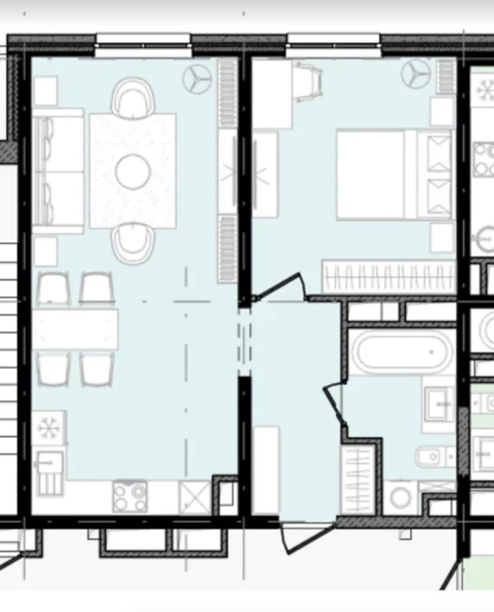 Квартира на ул. Академическая, 55 м², 56 000$ — FAKTOR