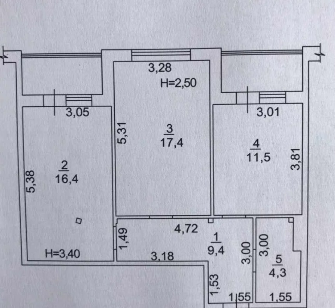 Квартира на ул. Черноморская, 66 м², 20 000$ — FAKTOR