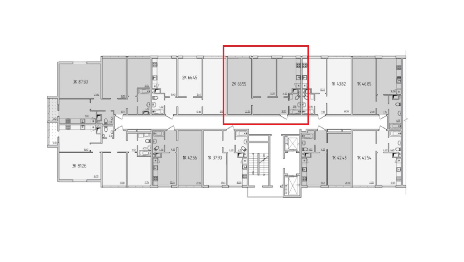 Квартира на вул. Жемчужная, 65 м², 111 180$ — FAKTOR