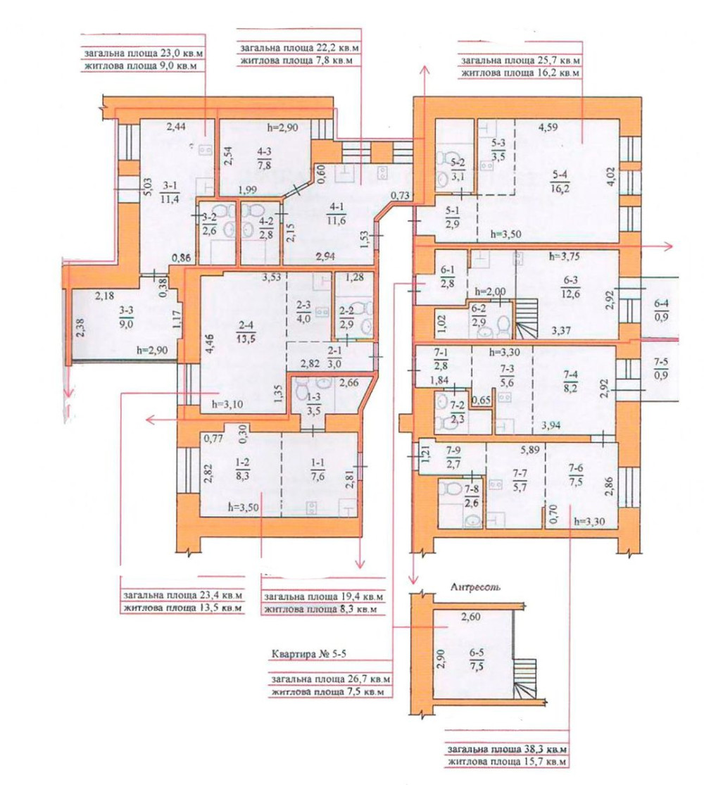 Квартира на ул. Успенская, 194 м², 275 000$ — FAKTOR