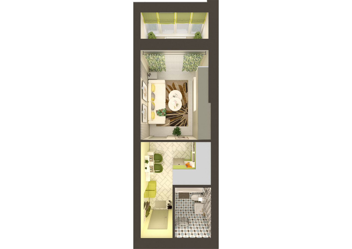 Квартира на ул. Независимости, 35 м², 33 000$ — FAKTOR