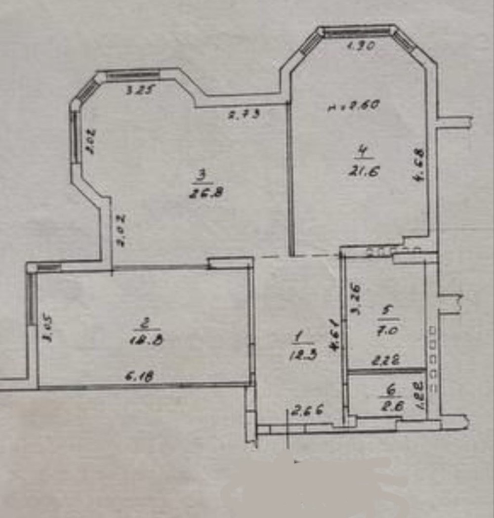 Квартира на ул. Среднефонтанская, 89 м², 80 000$ — FAKTOR