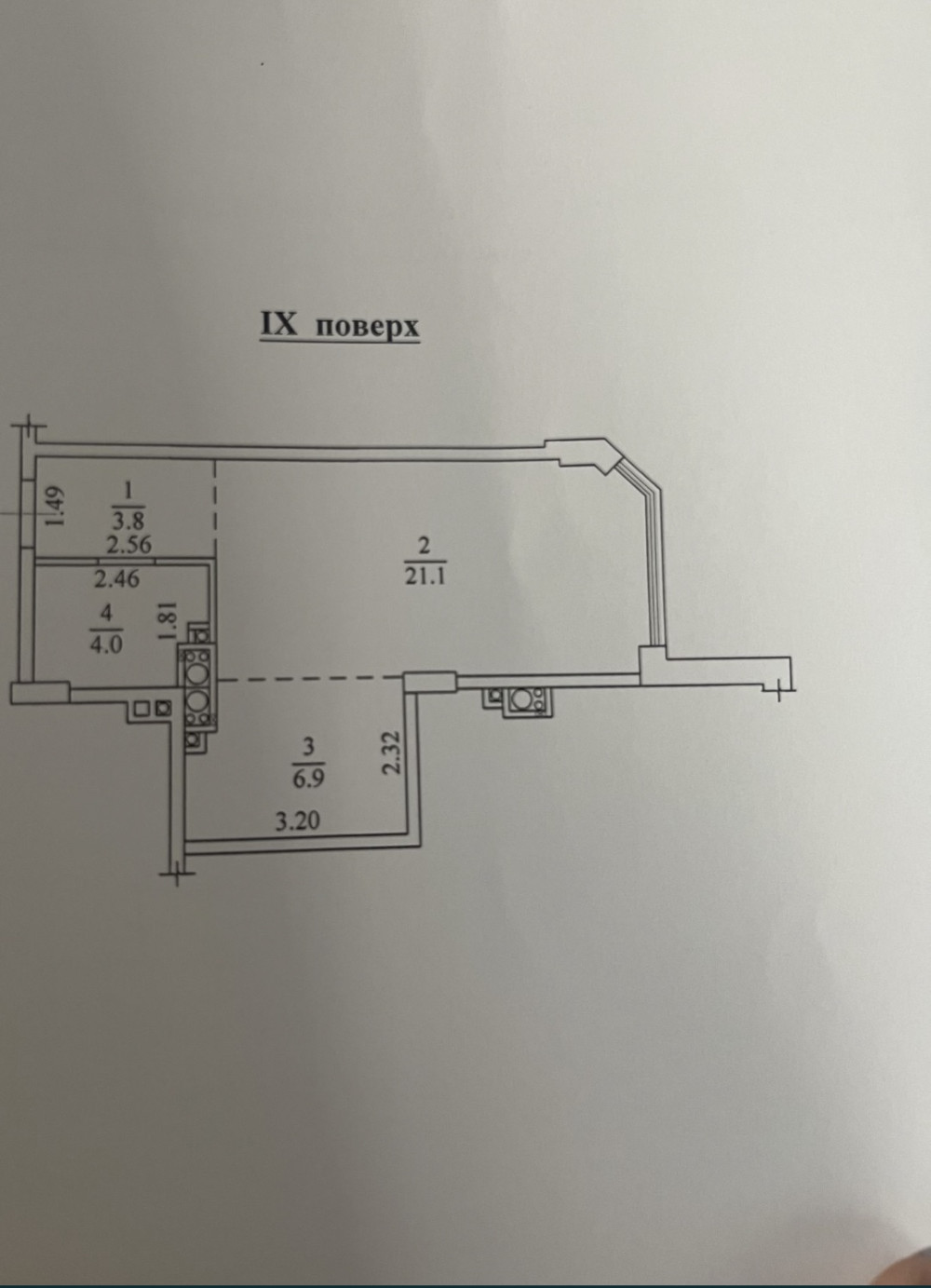 Квартира на ул. Школьная, 36 м², 27 000$ — FAKTOR