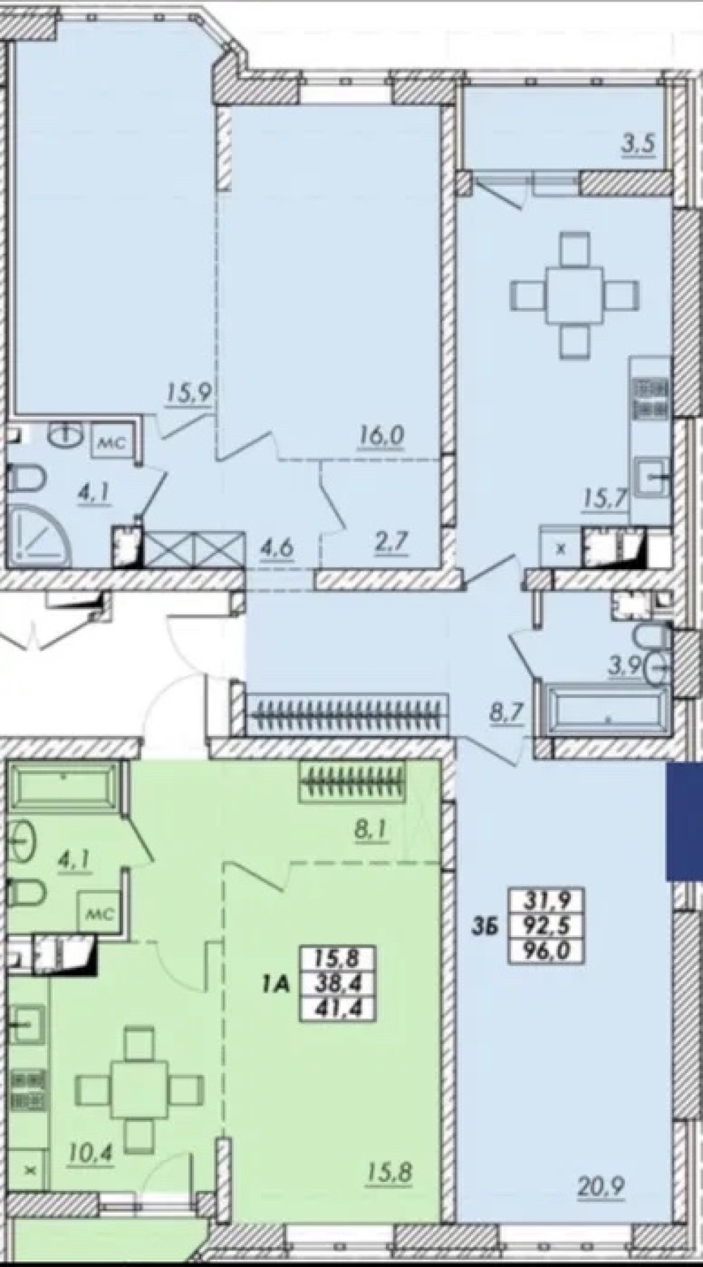 Квартира на ул. Прохоровская, 96 м², 77 000$ — FAKTOR
