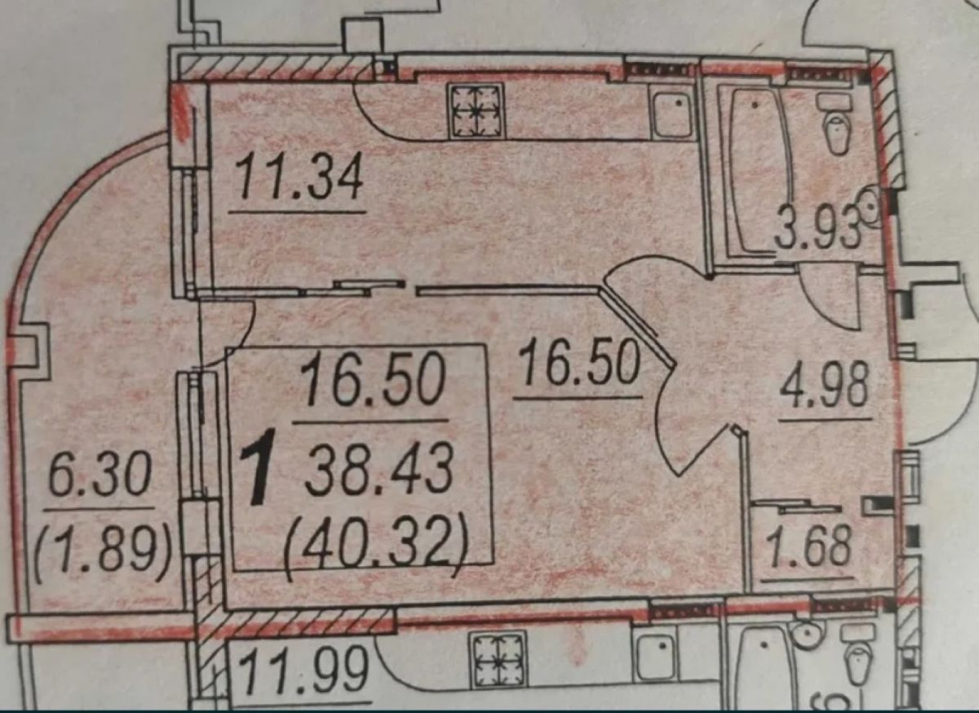 Квартира на ул. Вадатурского Алексея, 40 м², 30 000$ — FAKTOR