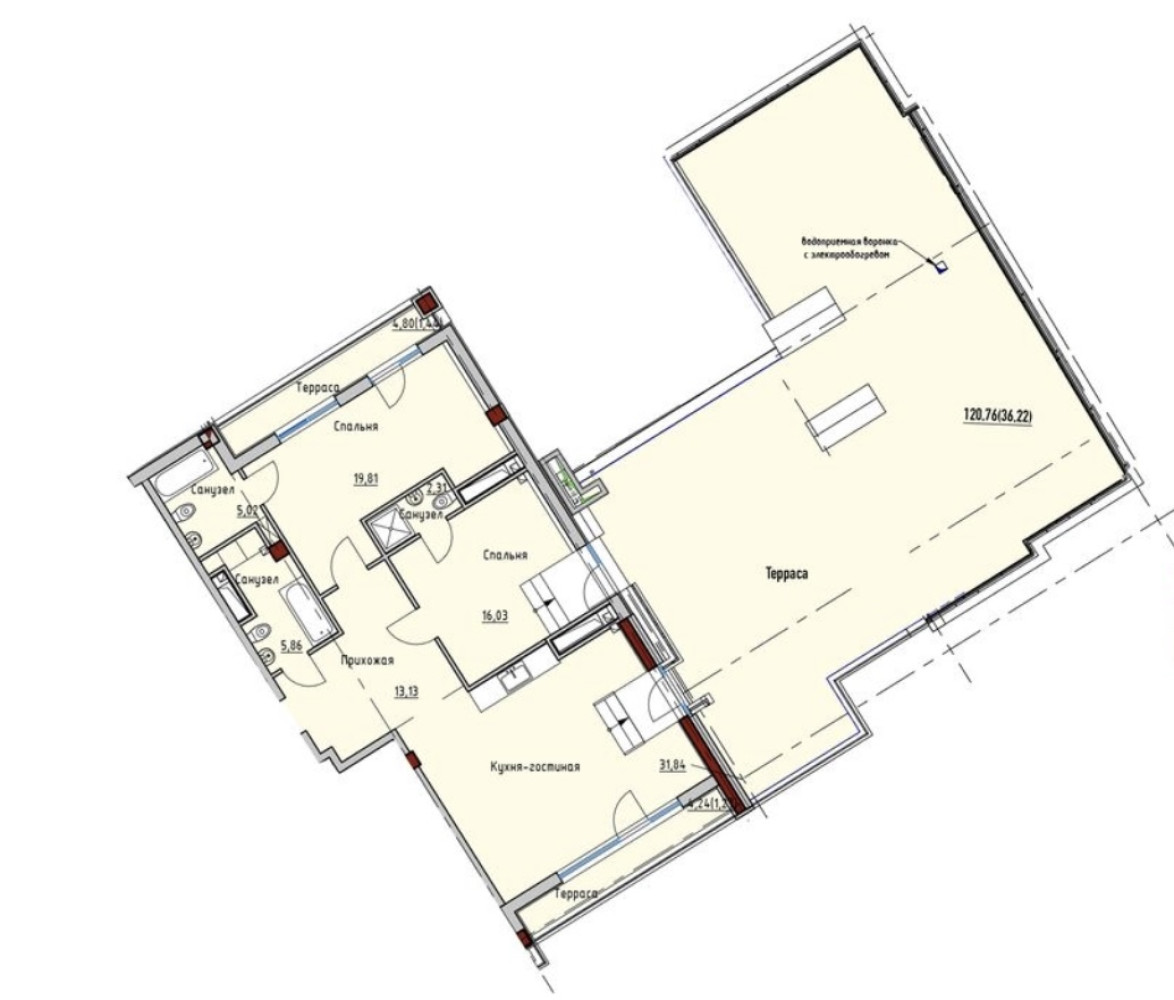 Квартира на ул. Софиевская, 135 м², 200 000$ — FAKTOR